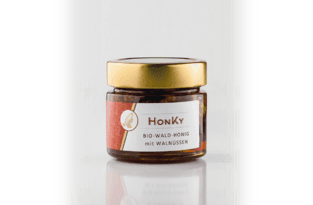 Bio-Waldhonig mit Walnüssen